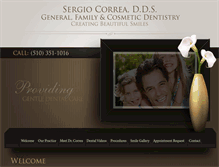 Tablet Screenshot of drsergiocorrea.com